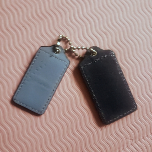 Coach Y2K Hang Tags Teddy Bear - BLUE  - RARE - Set of 2 - Picture 4 of 10